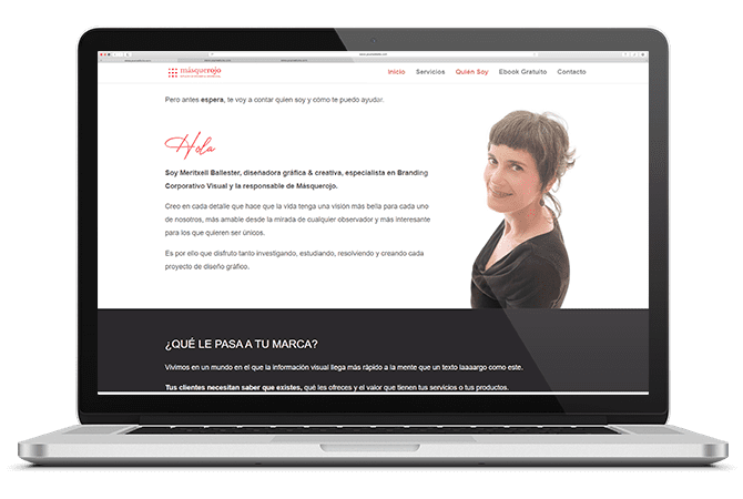 Mockup Portfolio Meritxell Diseñadora gráfica